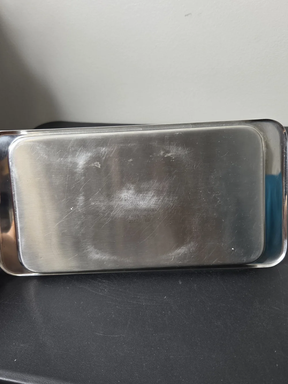 1801 Revere Ware Stainless Steel Small Pastry Or Serving Tray